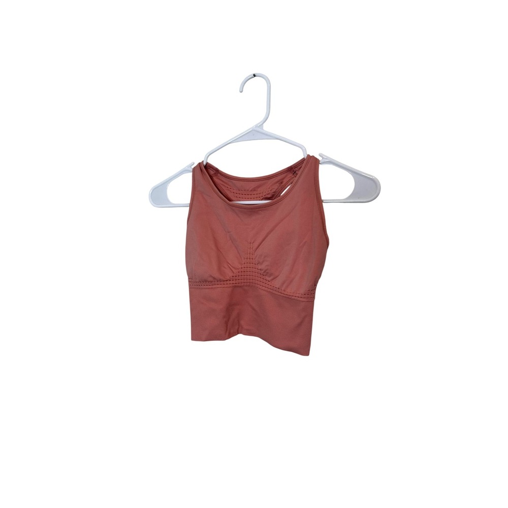 Sweaty Betty Sports Bra Womens Small Pink Stamina Longline Seamless Compression